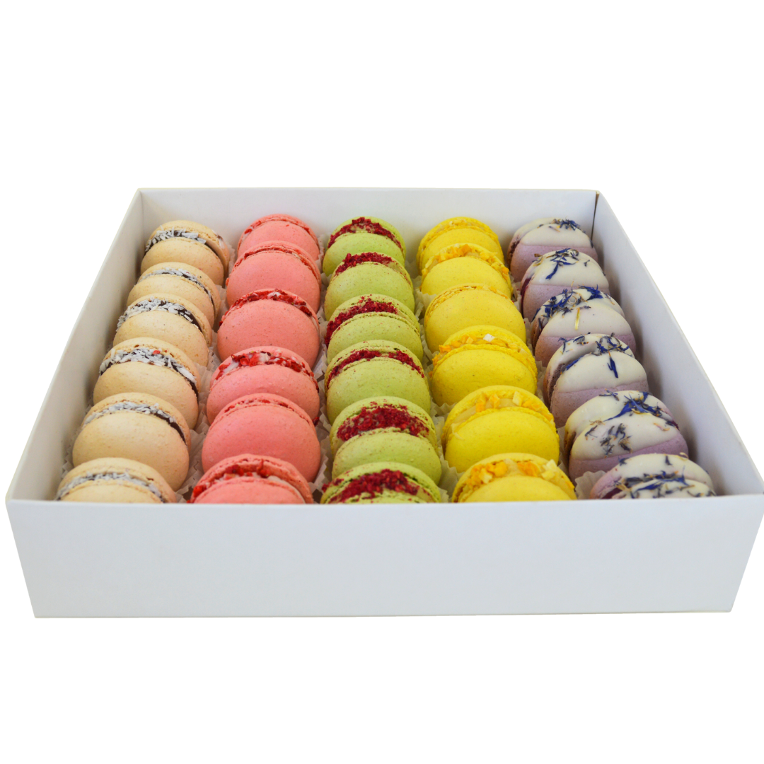 Nr. 3 SALDUS penkių skonių Macarons rinkinys (30 vnt.)