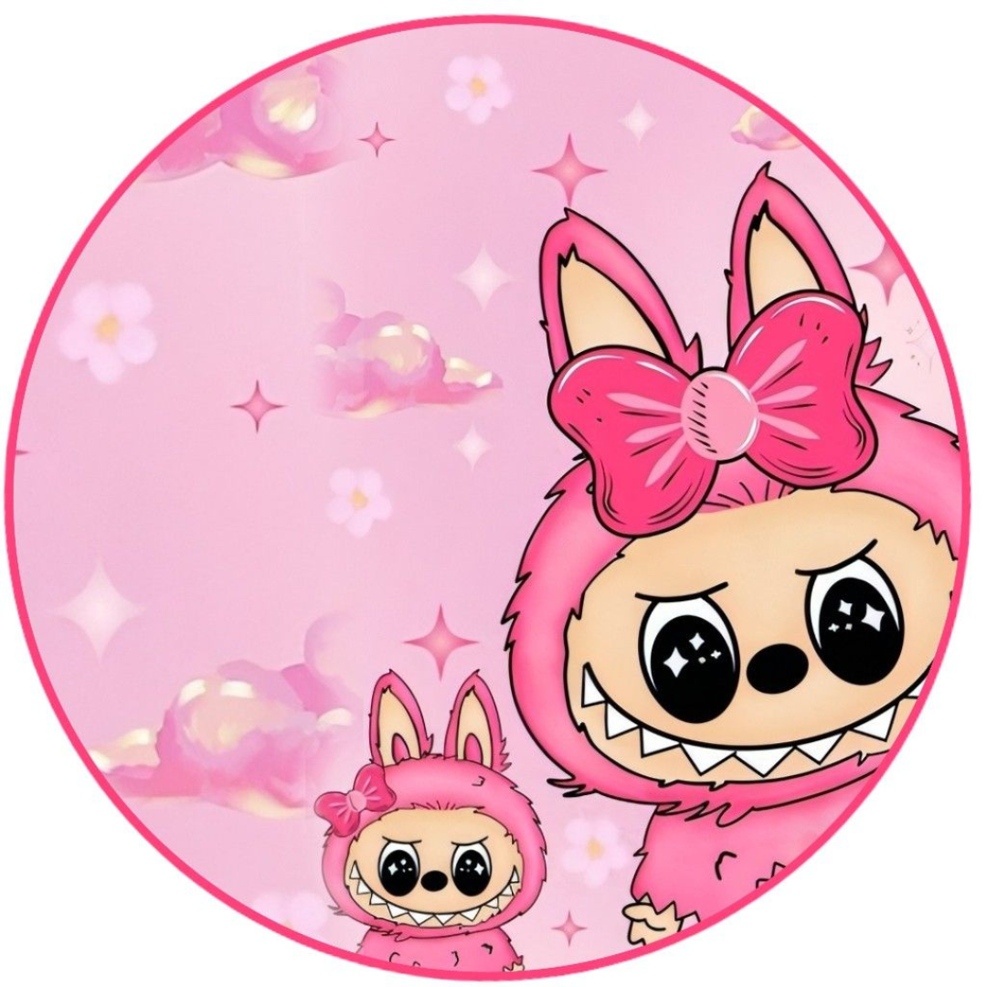 Tortas LABUBU ROŽINIS