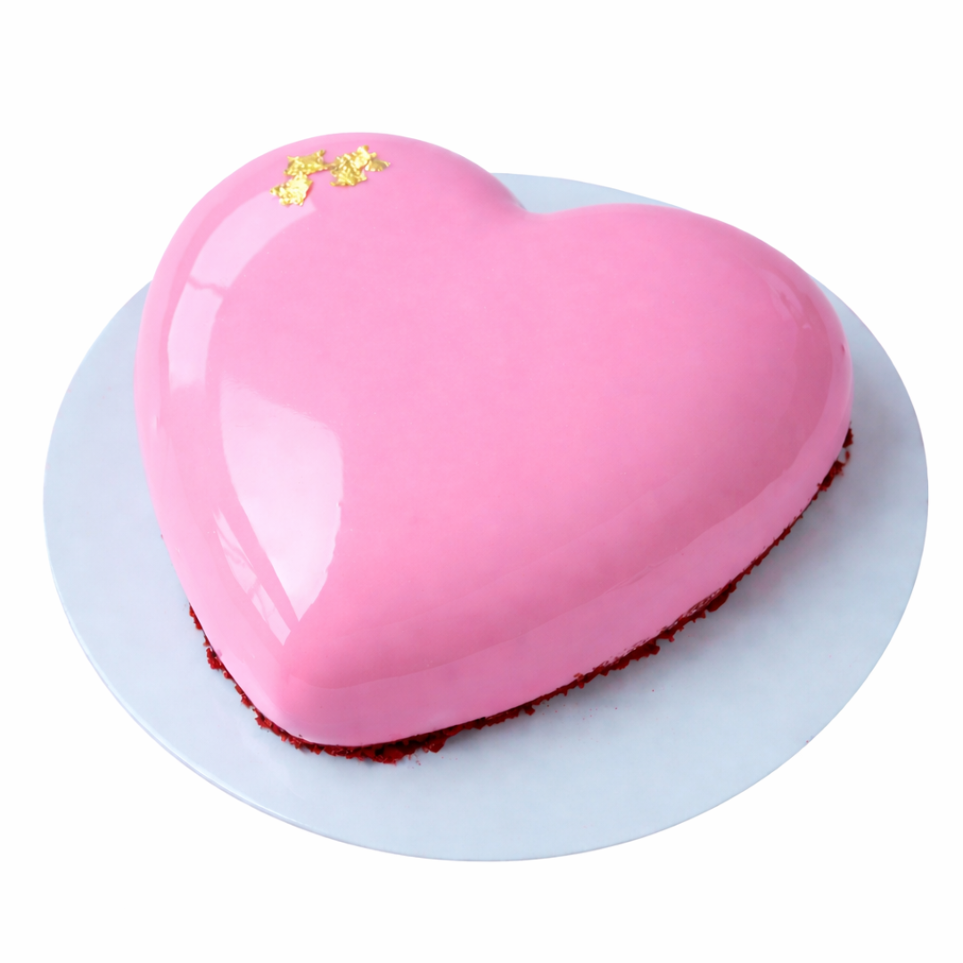 Glazūrinis tortas Meilė (rožinis)