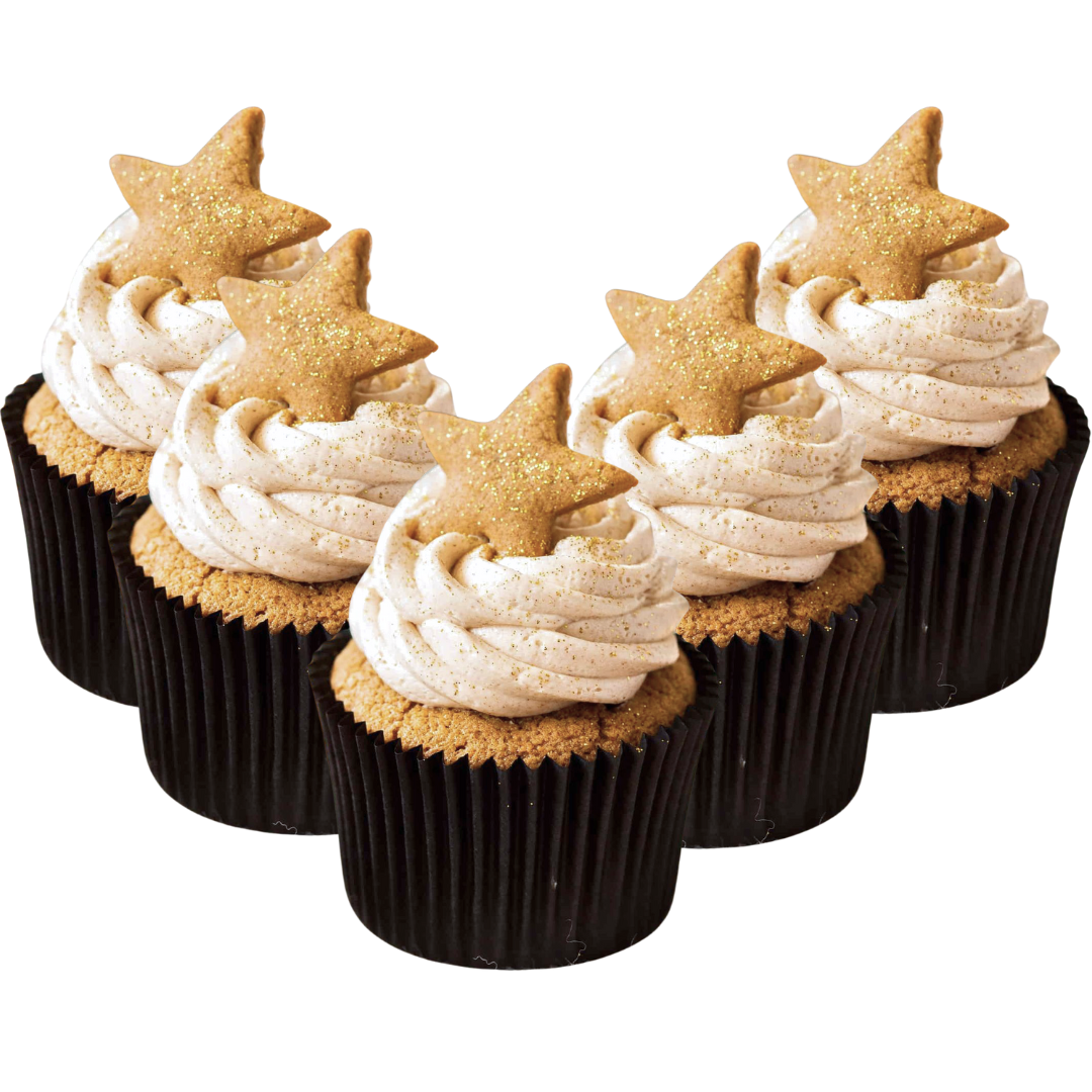 Keksiukai SU MEDUOLINĖMIS ŽVAIGŽDUTĖMIS, 3,5 Eur/vnt.