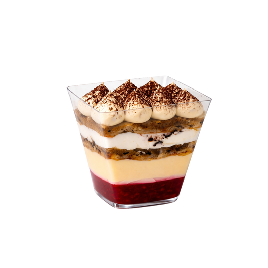 Desertas indelyje Tiramisu su avietėmis, 12 vnt., 3,5 Eur/vnt.