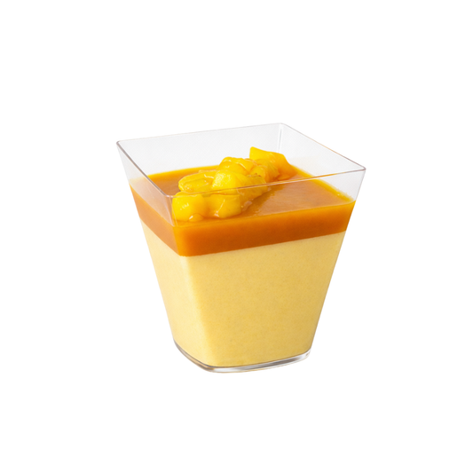 Desertas indelyje - mangų Panna Cotta, 12 vnt., 3,5 Eur/vnt.