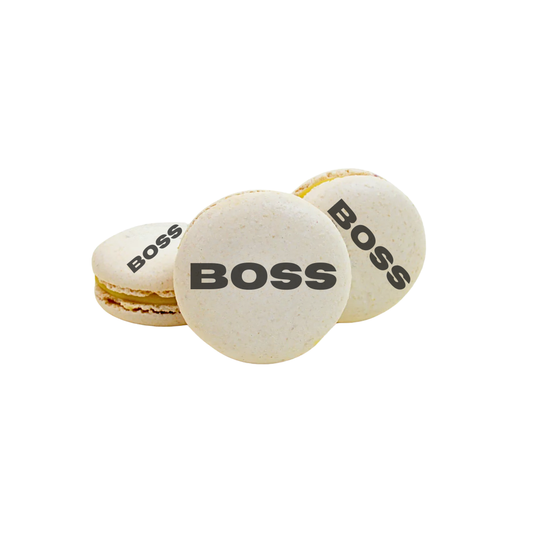 Macarons rinkinys BOSS, nuo 10 vnt., 2,2 Eur/vnt.