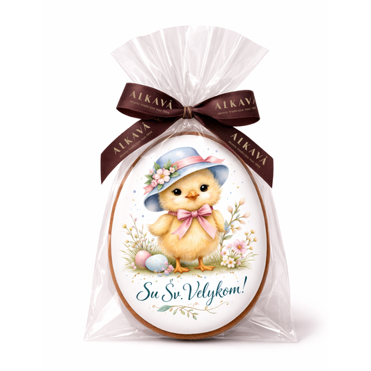 Velykinis meduolis - Ančiukas su skrybėle