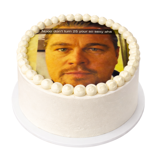 Apvalus tortas su Jūsų atsiųsta nuotrauka ar paveikslėliu, 33 Eur/kg