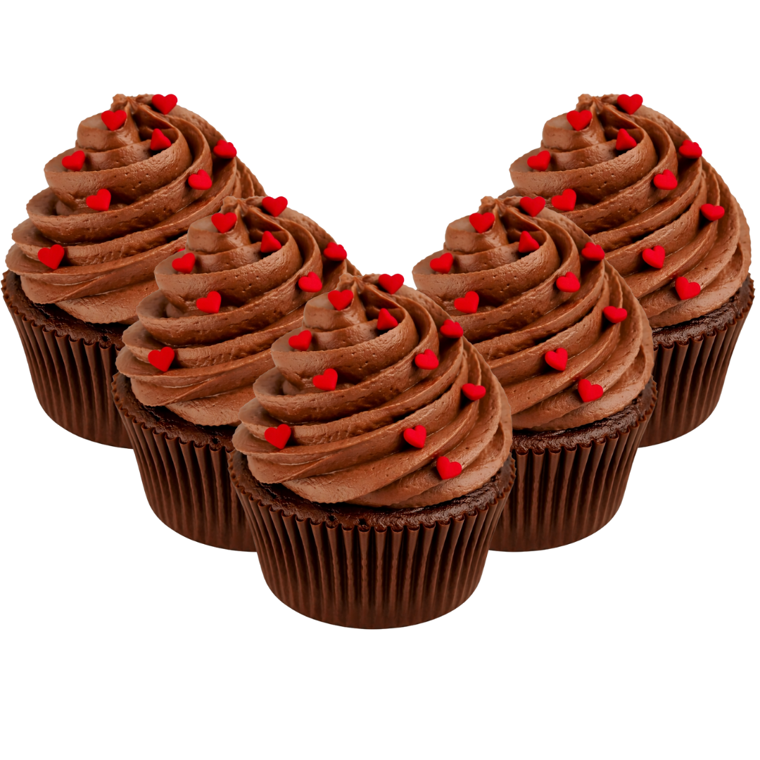 Keksiukai SU ŠIRDELĖMIS, RUDI, 3,5 Eur/vnt.