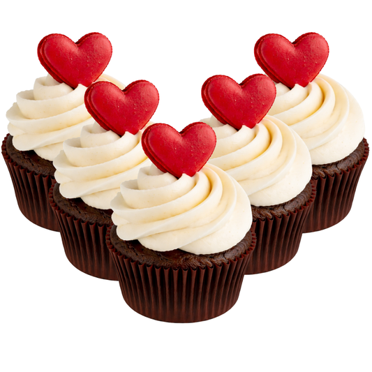 Keksiukai BALTI SU ŠIRDELE, 3,5 Eur/vnt.