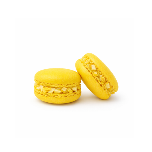 Pasiflorų-Mangų Macarons