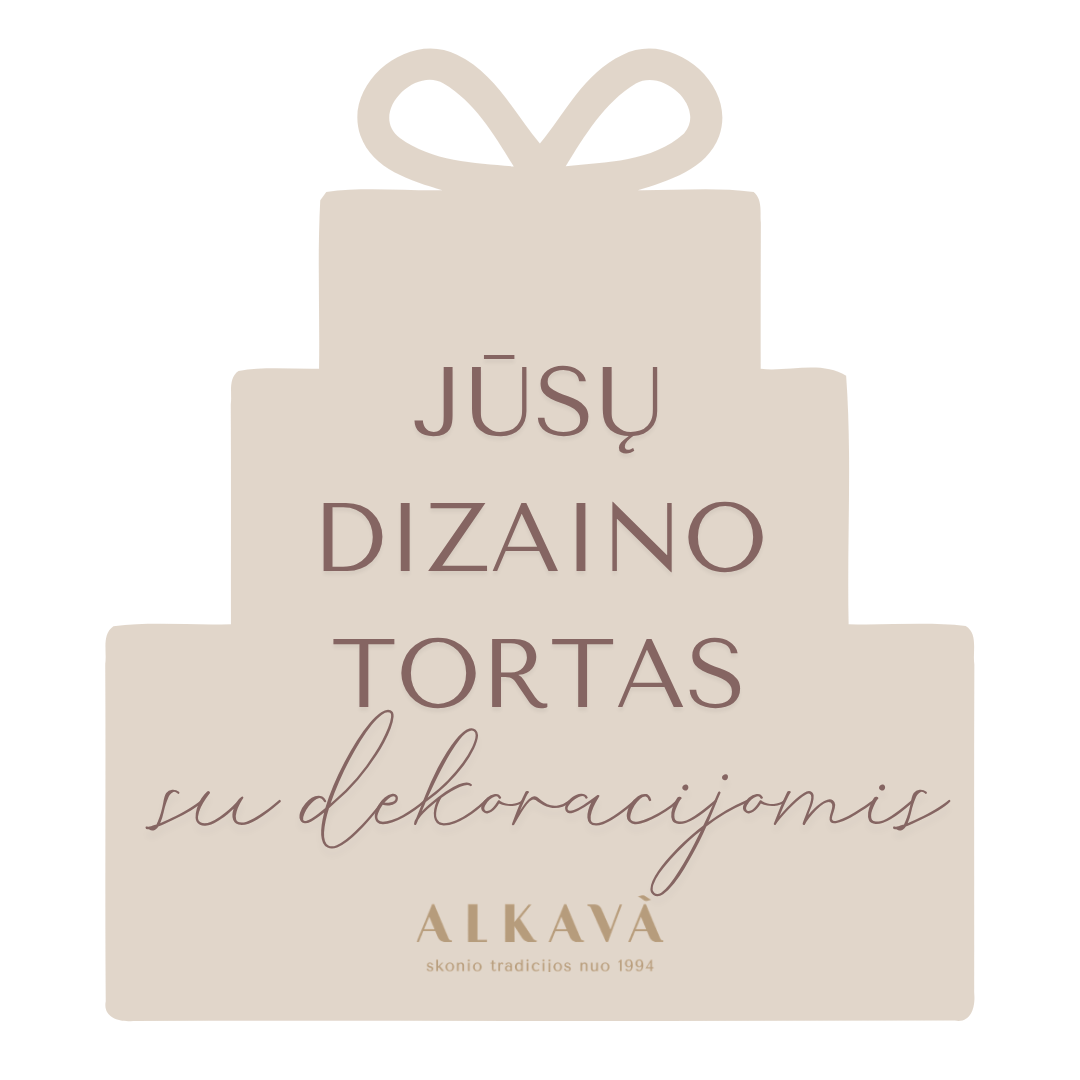 Individualaus puošimo tortas SU DEKORACIJOMIS, nuo 40 Eur/kg