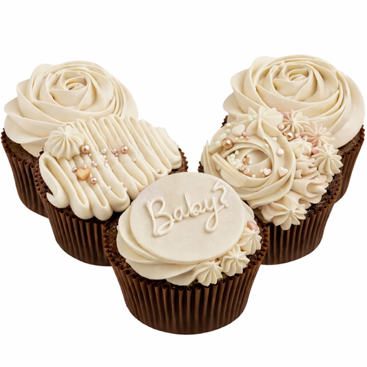 Lyties atskleidimo keksiukai BEIGE BABY, 3,5 Eur/vnt.