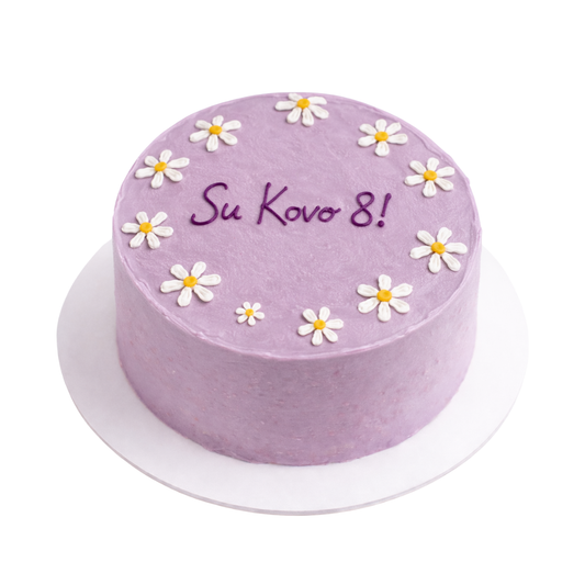 Tortas su Kovo 8-osios užrašu, 37 Eur/kg