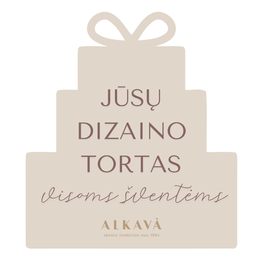 Individualaus puošimo ŠVENTINIS tortas, nuo 40 Eur/kg