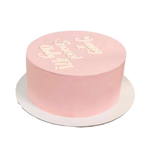 Vienspalvio aptepimo tortas su užrašu, 33 Eur/kg