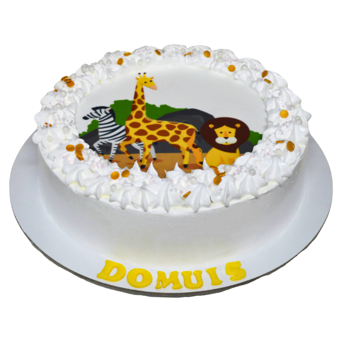 Tortas LIŪTAS, ŽIRAFA, ZEBRAS, 33 Eur/kg