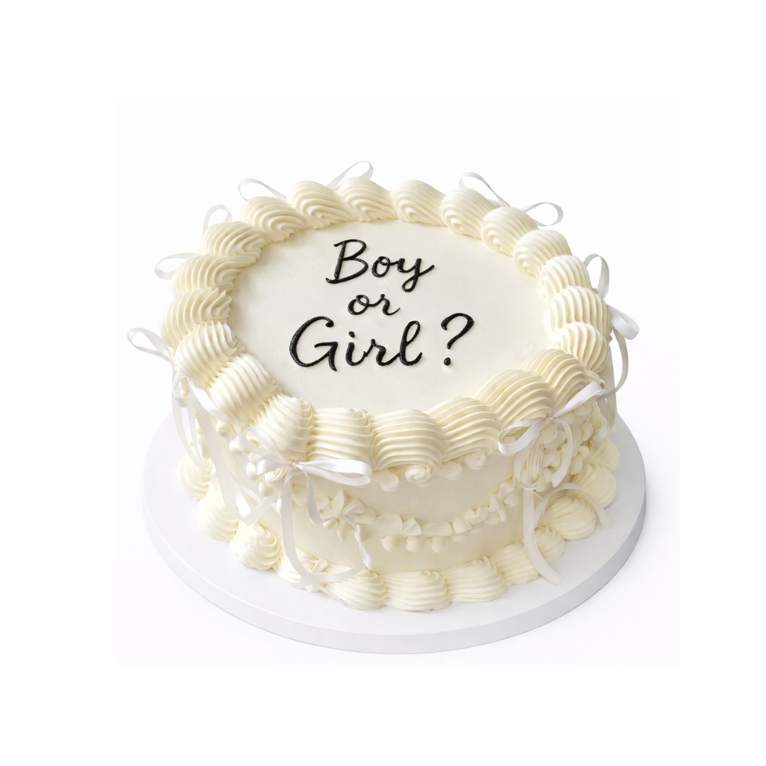 Lyties atskleidimo tortas BOY OR GIRL, 37 Eur/kg