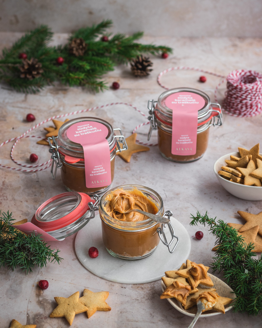 Naminė sūdyta karamelė su traškučiu