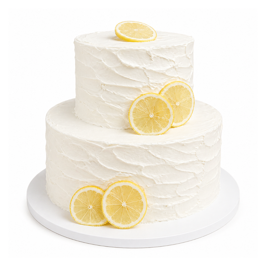Grietinėle dengtas tortas su citrinomis, 40 Eur/kg