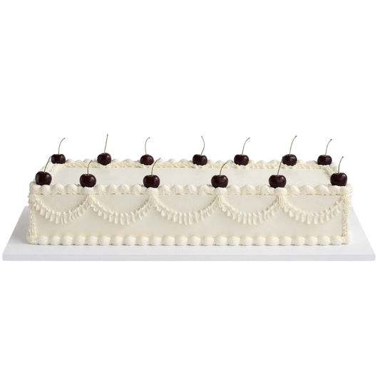 Pailgas tortas su vintažiniu aptepimu ir vyšniomis, 40 Eur/kg