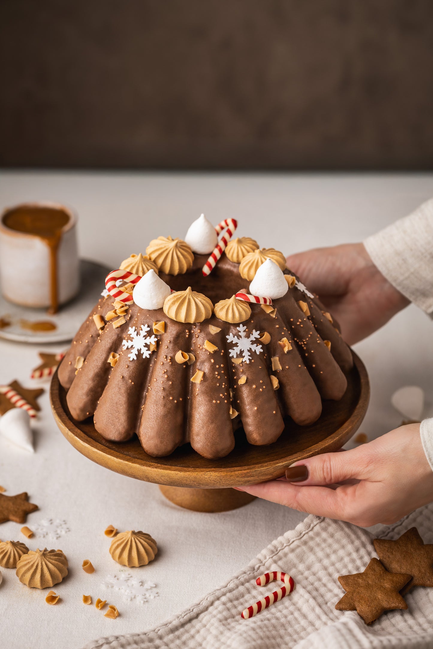 Kalėdinis karamelinis keksas